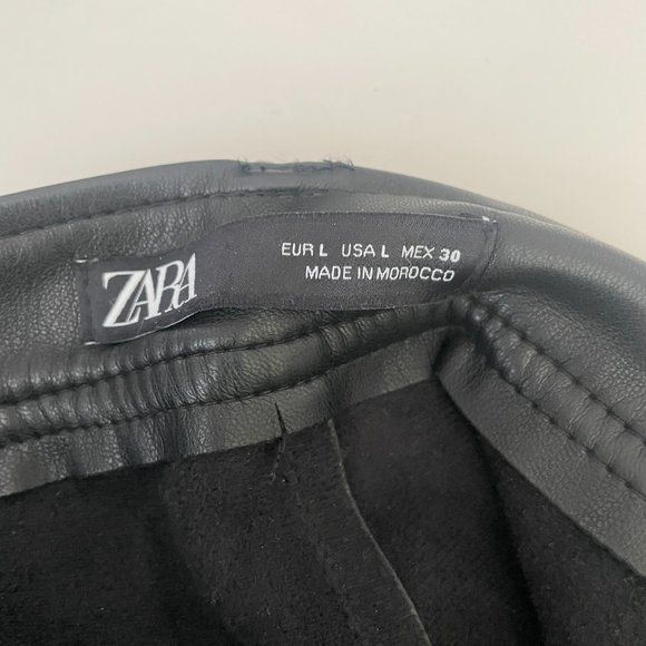 Zara Cargo "Leather" Trousers - Picture 6 of 6